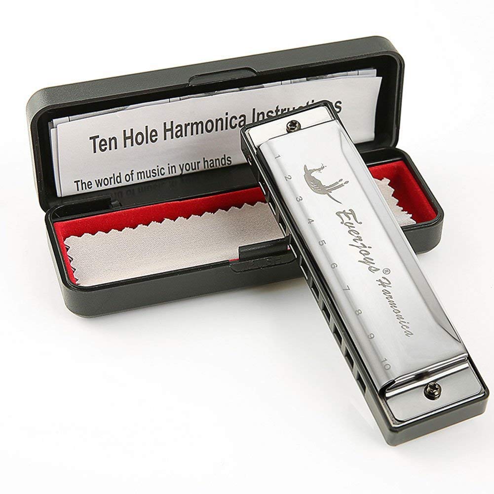Harmonica Diatonique 10 Trous - Harpe Blues, Clé de Do